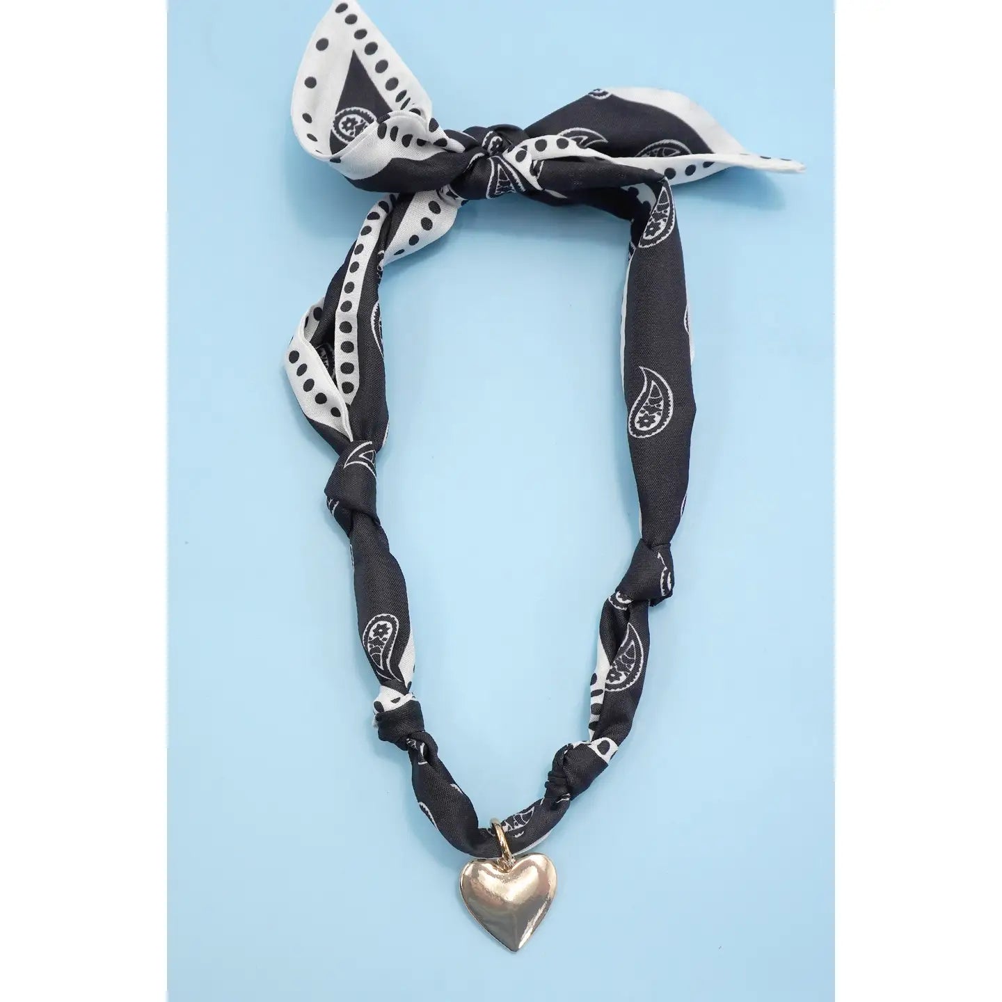 Handmade Scarf Charm Necklace