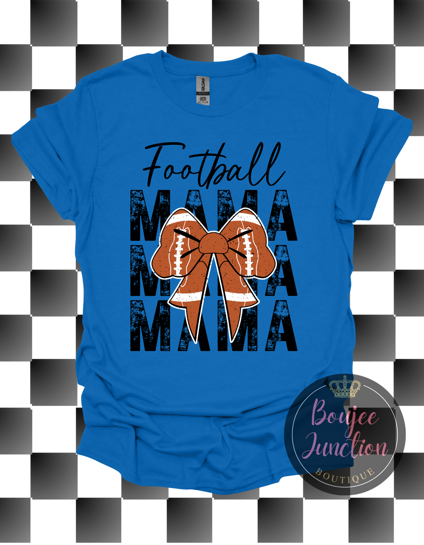 Football Mama Bow Transfer