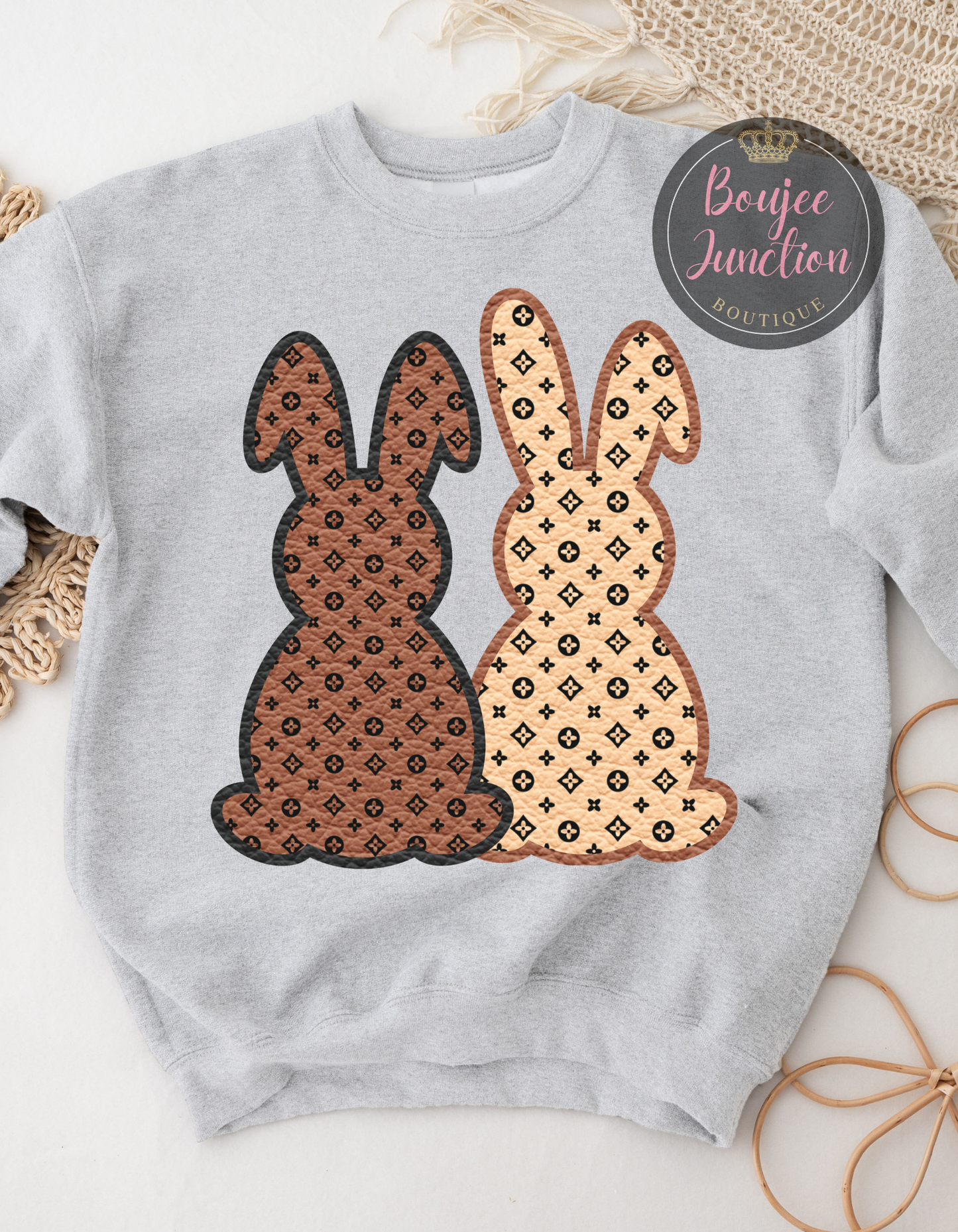 Two Boujee Bunnies Transfer