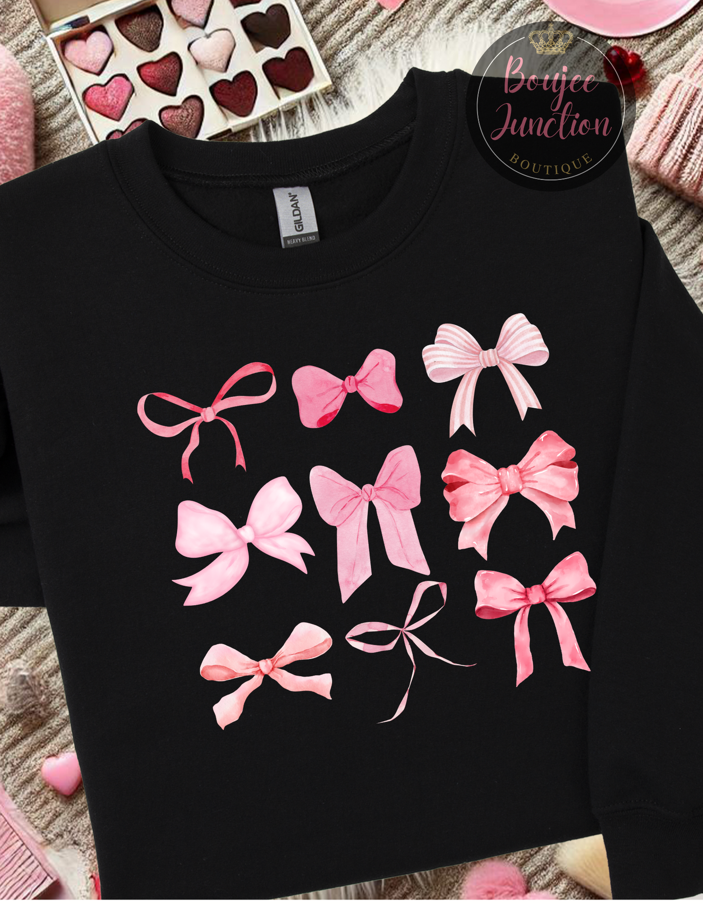 Pink Bow Stack Transfer