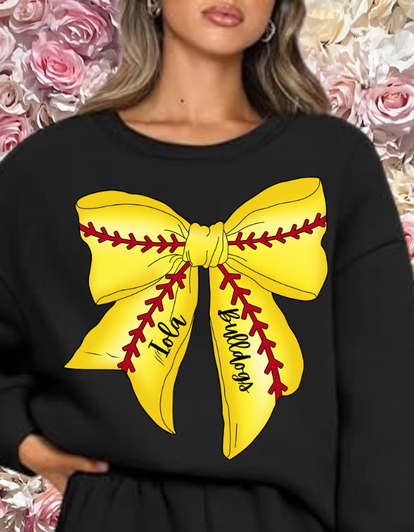 Iola Bulldogs Softball Sweatshirt