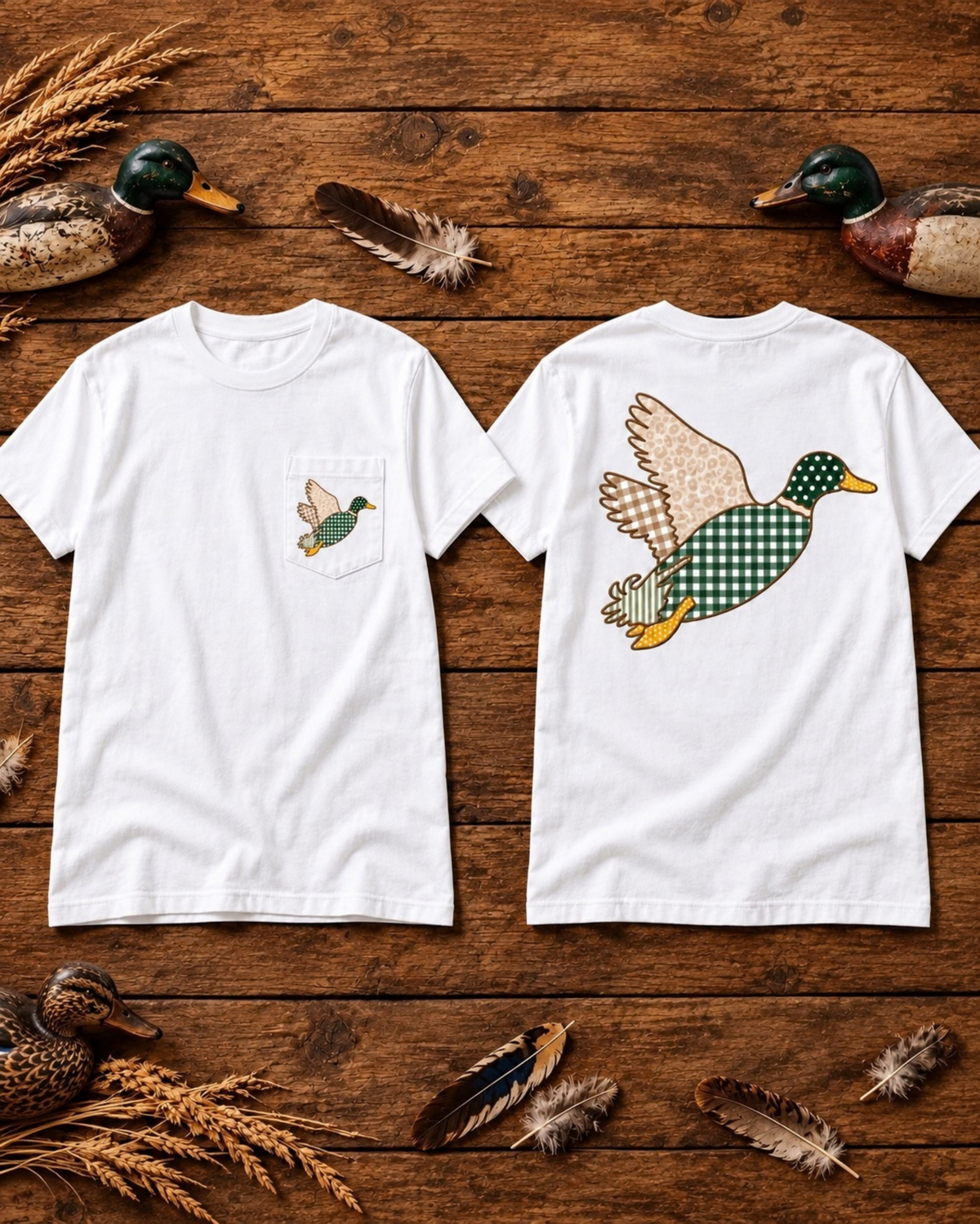 Patchwork Duck Pocket Tee