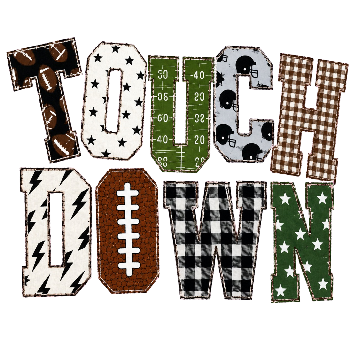 Touchdown Patchwork Transfer