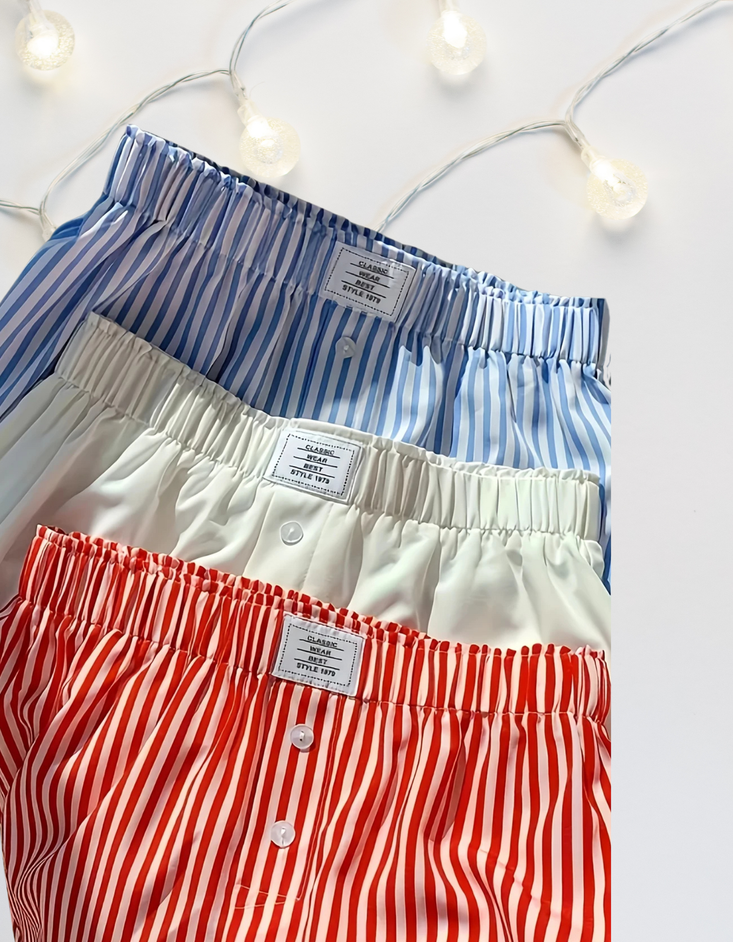 Striped Boxer Shorts