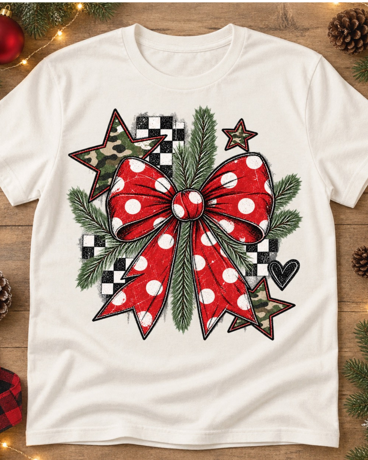 Merry & Wild Bow Graphic Tee