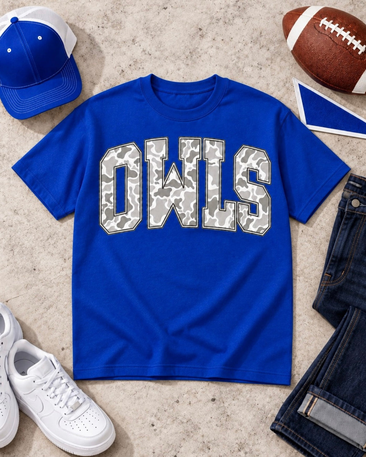 Camo Owls Spirit Tee