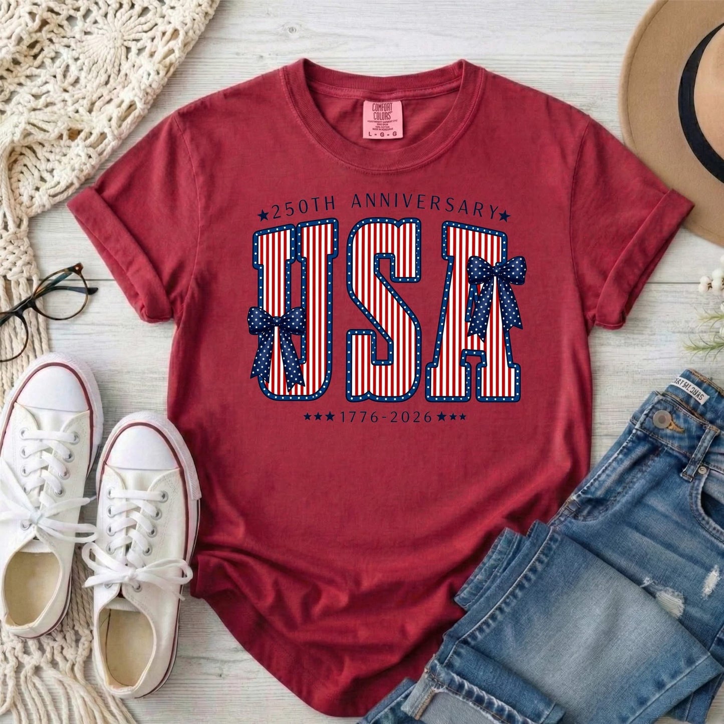 Stars, Stripes, and Bows USA Transfer