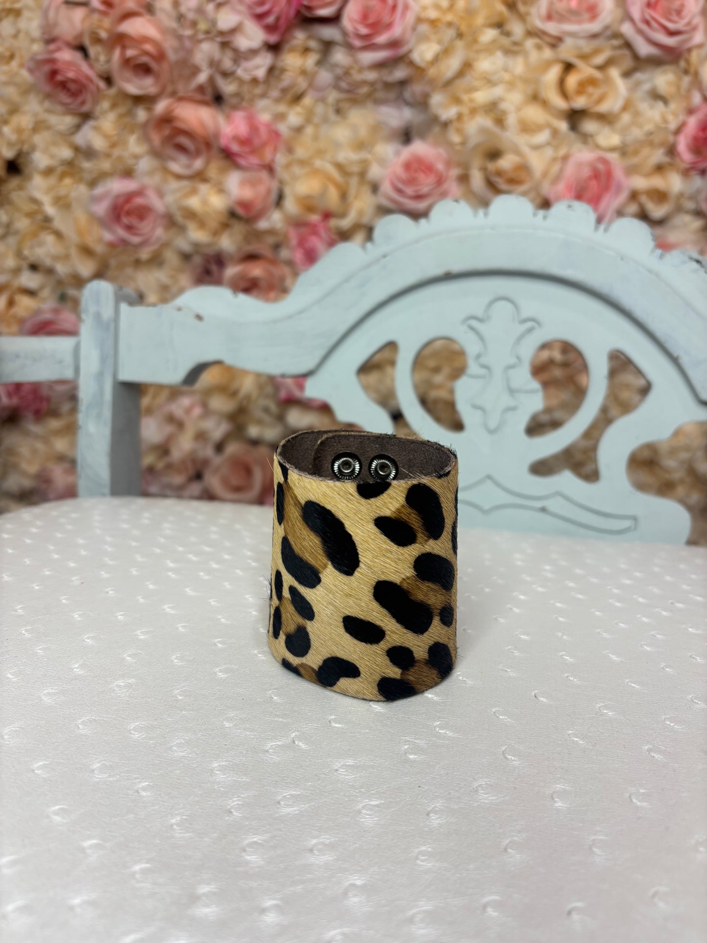 Rebel Ranch Cowhide Cuff