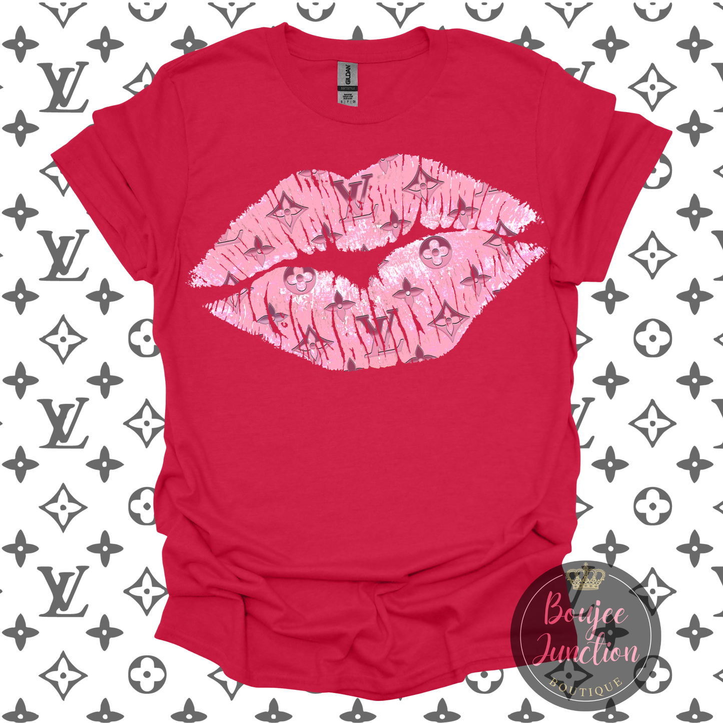 Boujee Kiss Valentine's Transfer