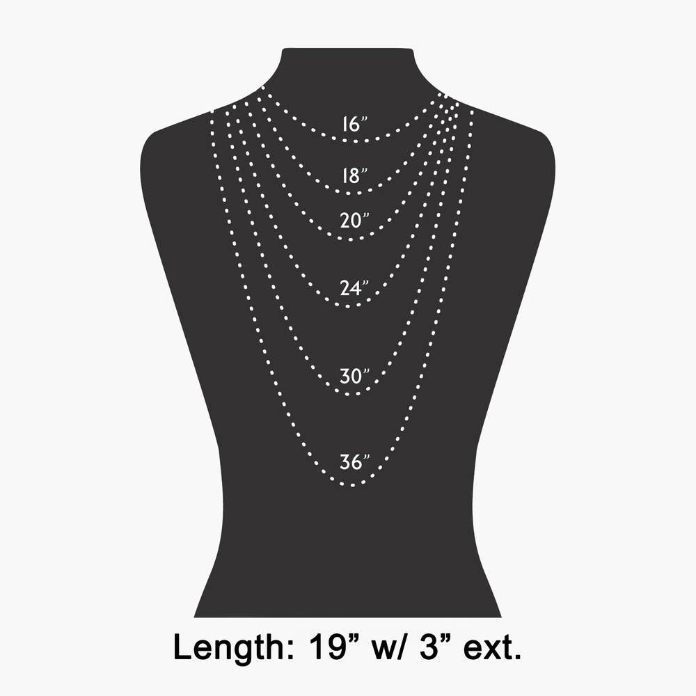 Hammered Heart Rolo Chain Necklace