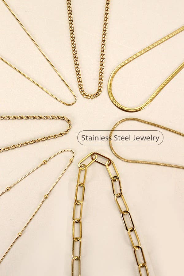 Stainless Steel Waterproof Tarnish Free Necklace