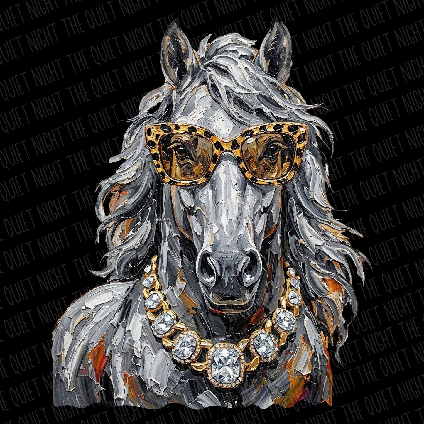 Glam Mustang Mascot Graphic Tee