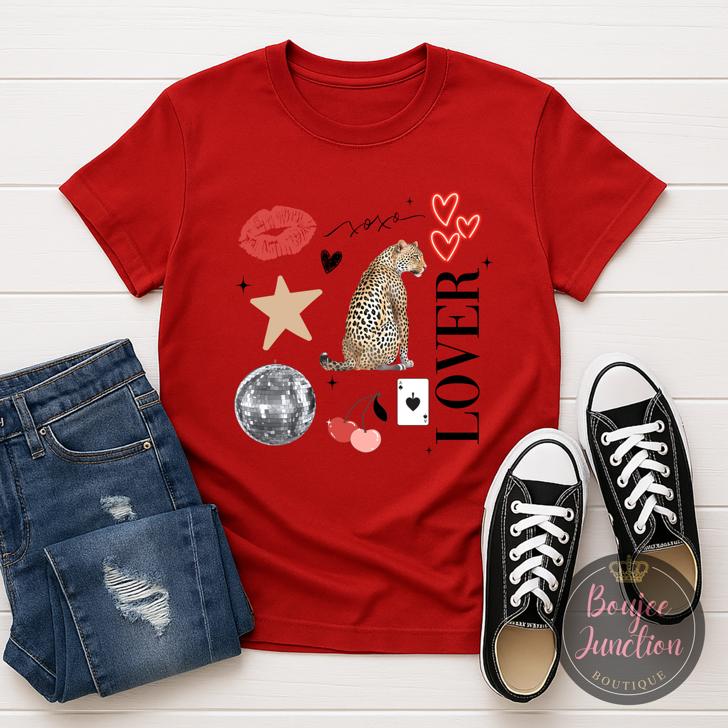 Leopard Lover Valentine's Transfer