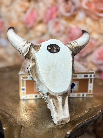 Blue Majesty Wall Skull