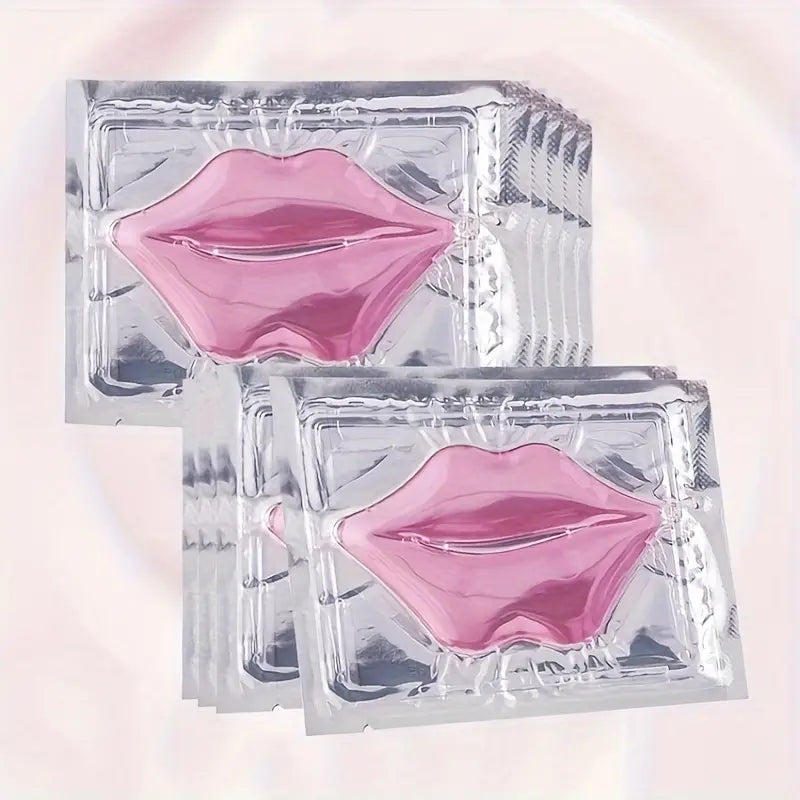 Pink Crystal Collagen Lip Masks