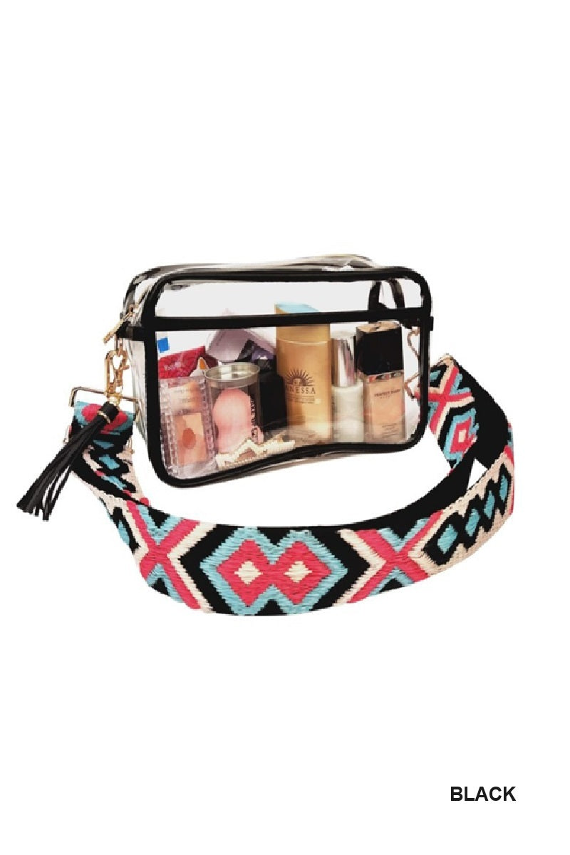 Clear Courtney Stadium Crossbody