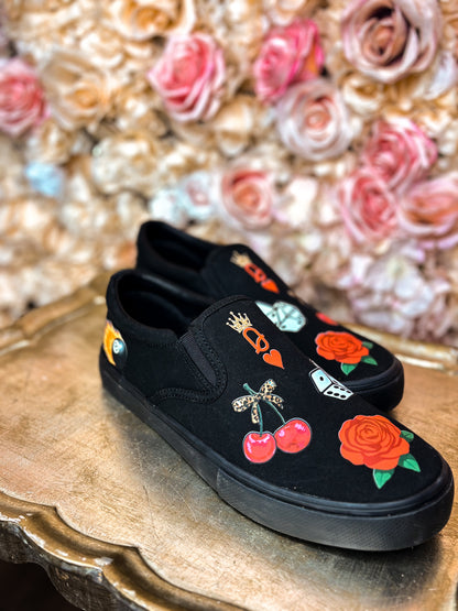 Customizable Canvas Slip-On Sneakers
