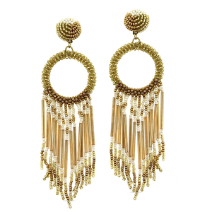 Gold Fringe Earrings