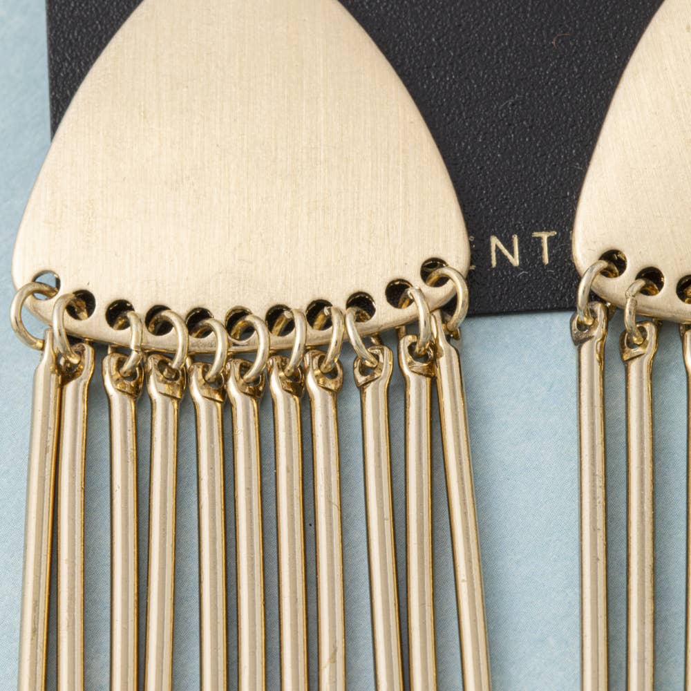 Statement Fringe Drop Earrings