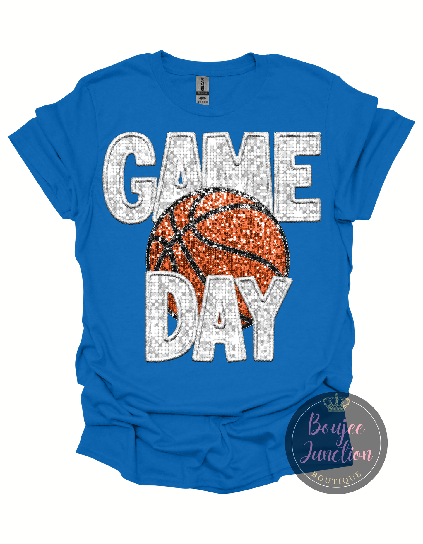 Faux Glitter Game Day Transfer