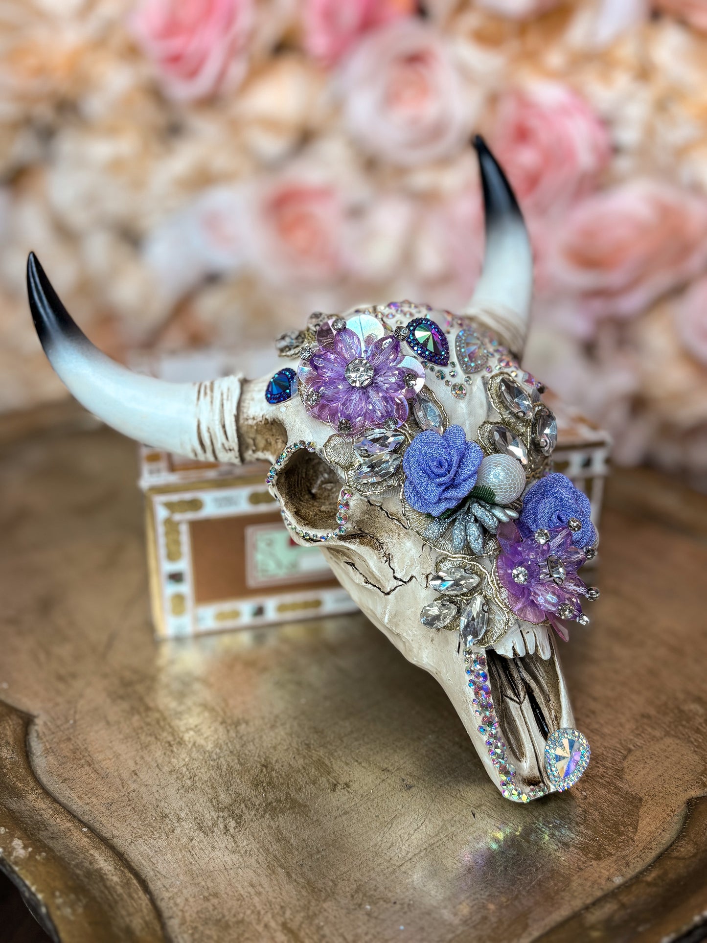 Lavender Luxe Wall Skull