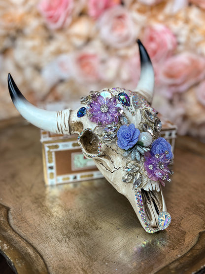 Lavender Luxe Wall Skull