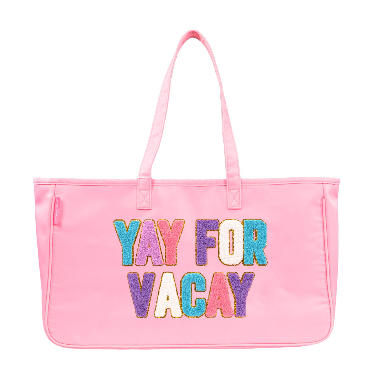 Yay For Vacay Sparkle Tote Bag