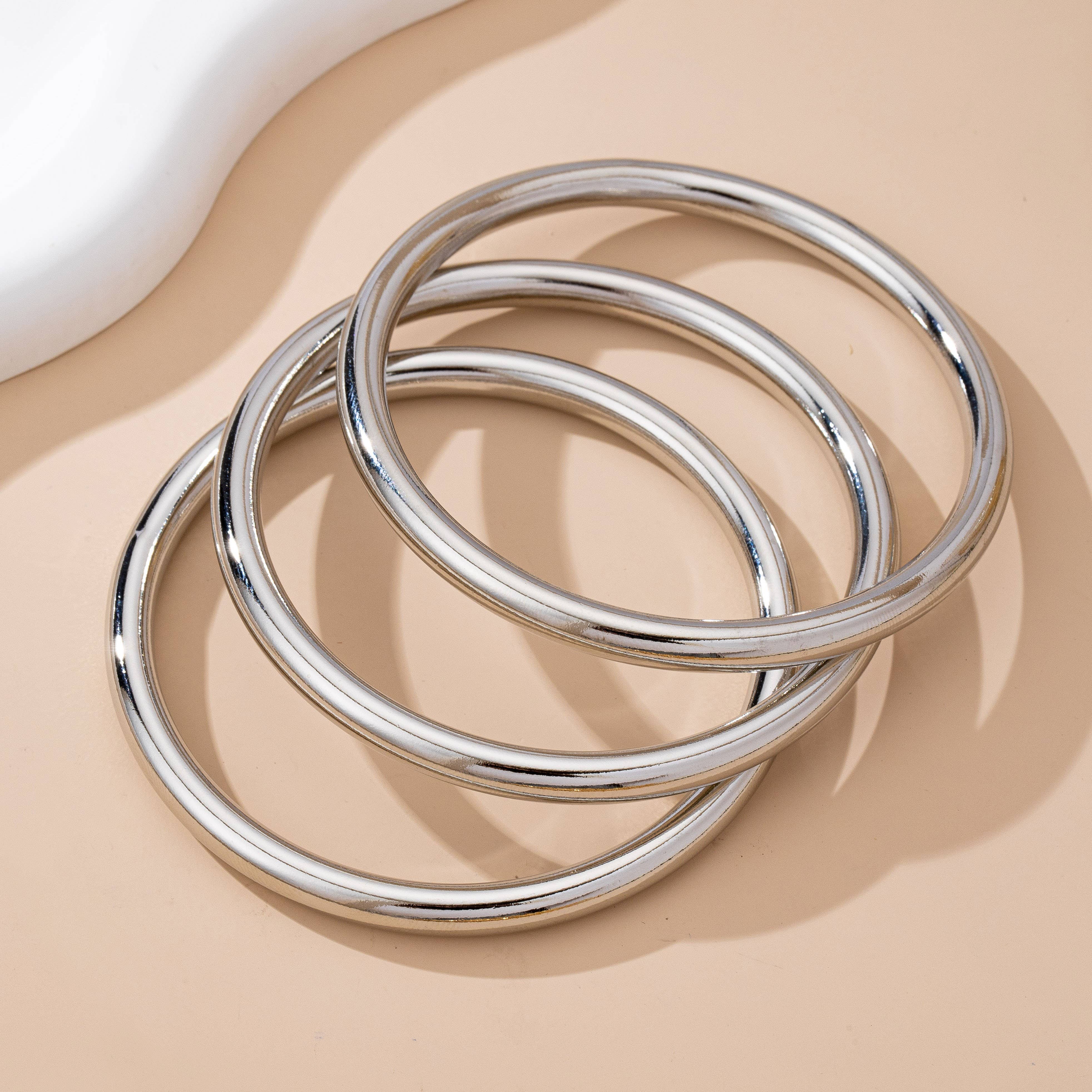 Chunky Triple Bangle Set