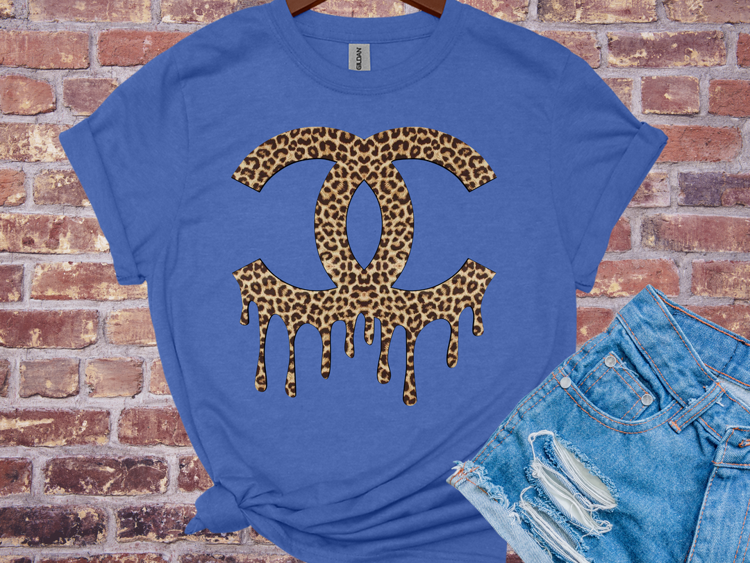 Cheetah Chanel Graphic Tee