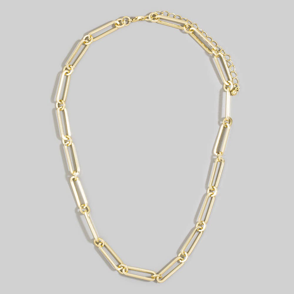 Chunky Paperclip Chain Necklace