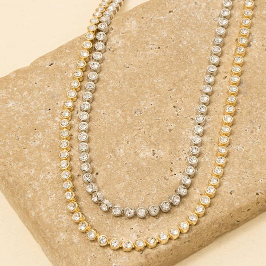 Classic Tennis Chain Necklace