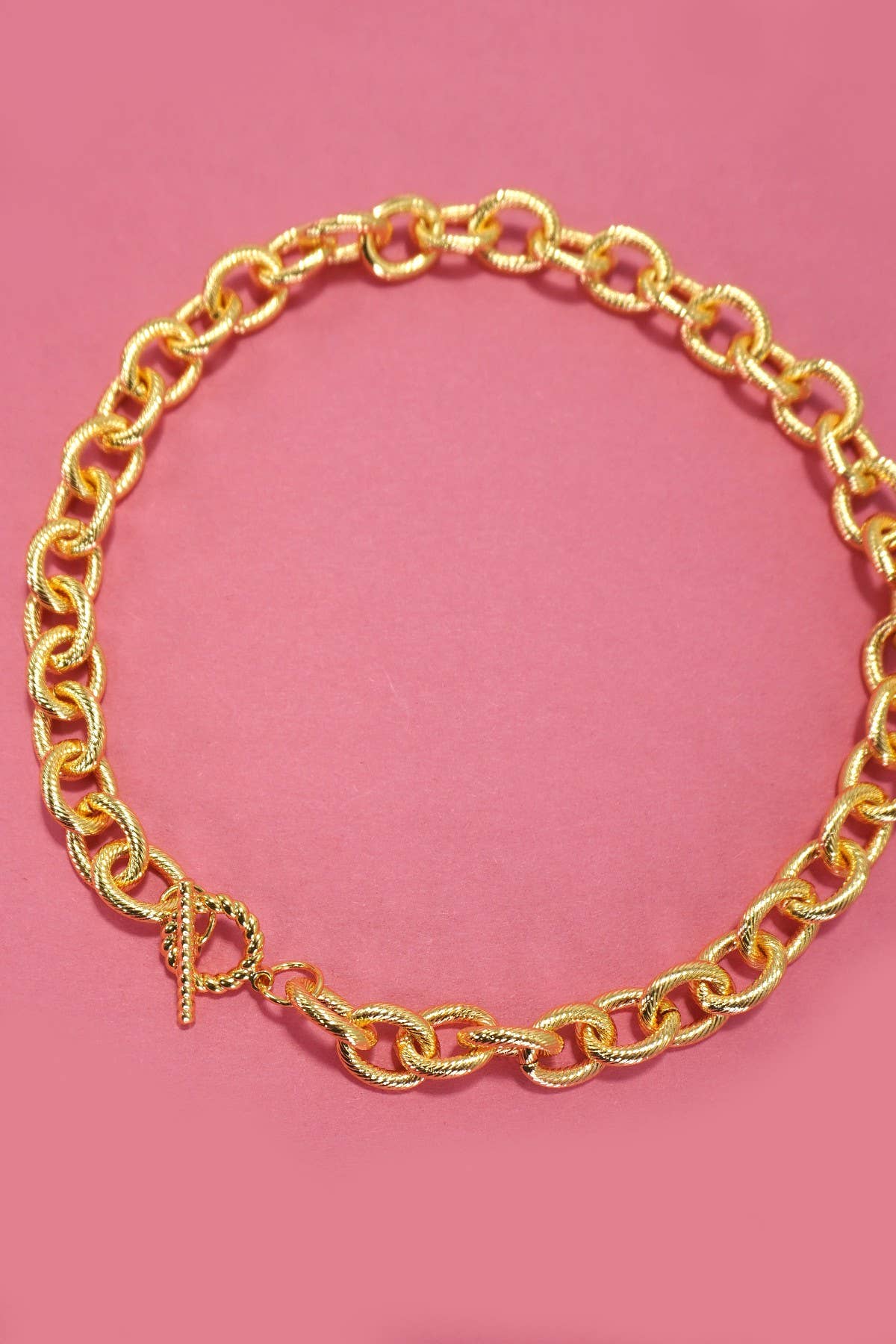 Stainless Steel Chunky Chain Necklace