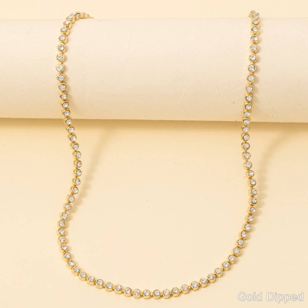 Classic Tennis Chain Necklace