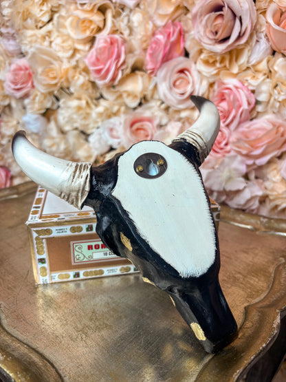 Midnight Gold Ranch Wall Skull