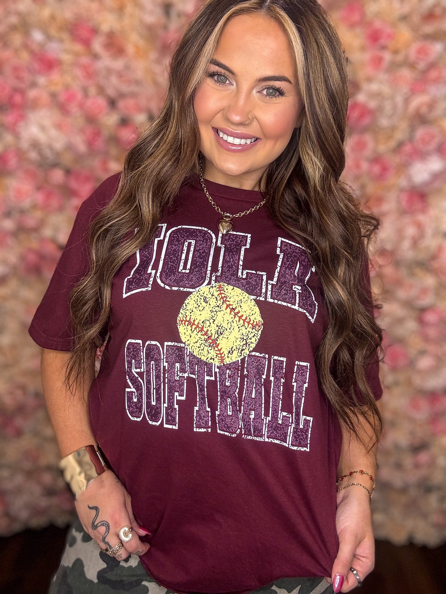 Retro Iola Softball Tee
