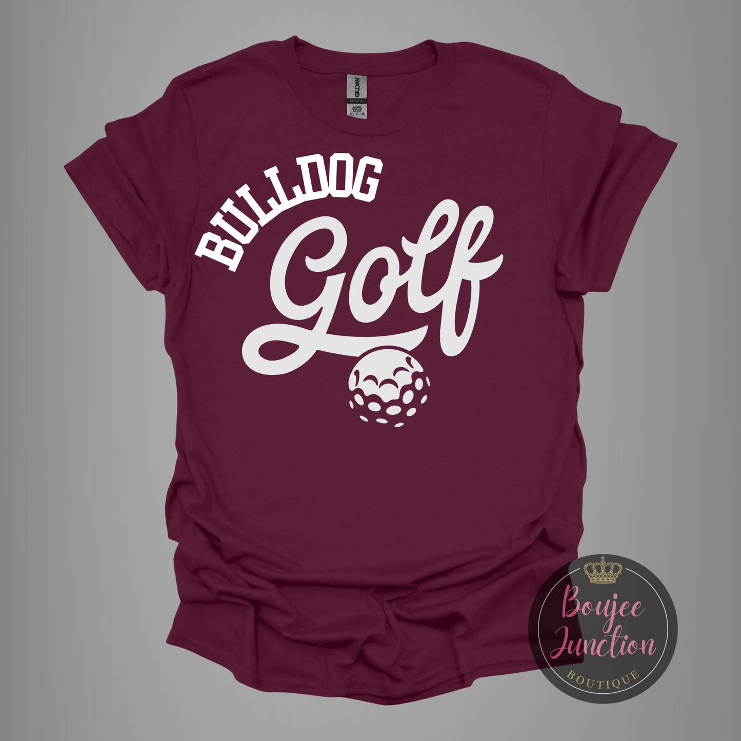 Retro Bulldog Golf Unisex Dri-Power® Long Sleeve & Short Sleeve Shirts