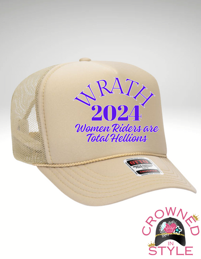 Official WRATH 2024 Rally Trucker Hat in Beige