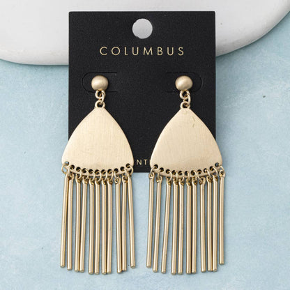 Statement Fringe Drop Earrings
