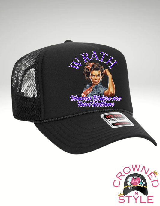 Official WRATH 2024 Rally Trucker Hat in Black