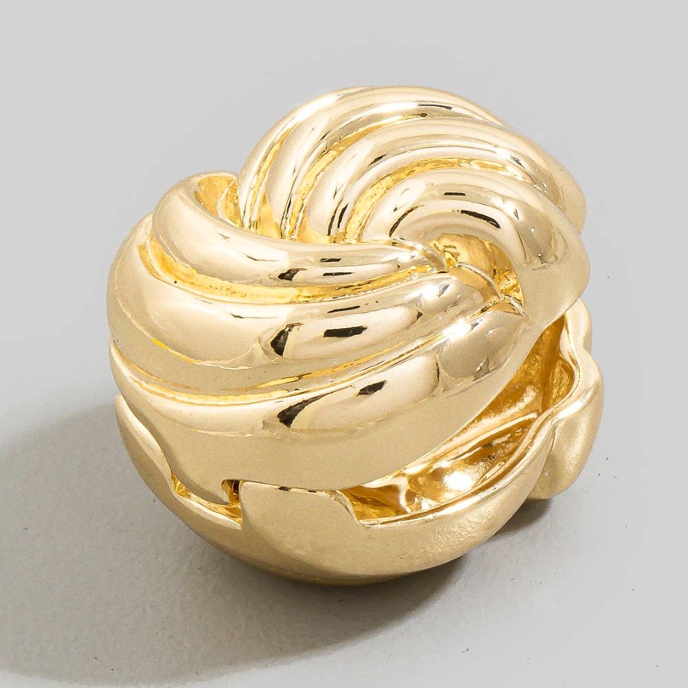 Chunky Knot Stud Earrings