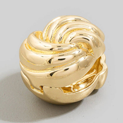 Chunky Knot Stud Earrings