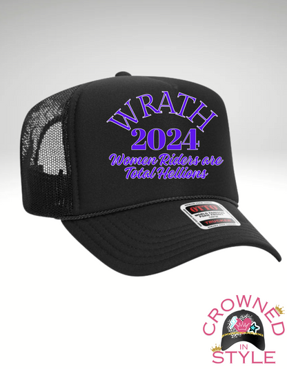 Official WRATH 2024 Rally Trucker Hat in Black