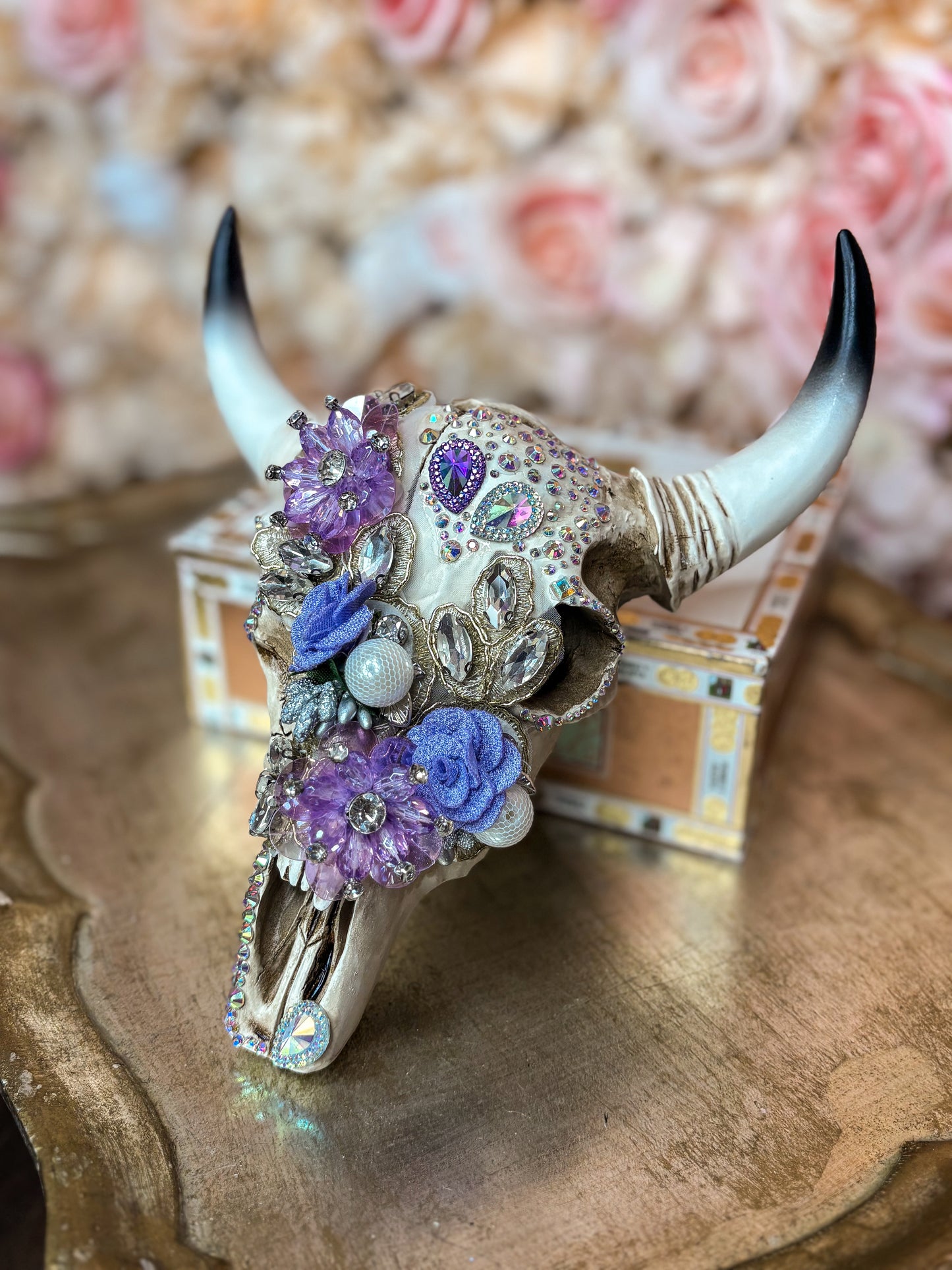 Lavender Luxe Wall Skull