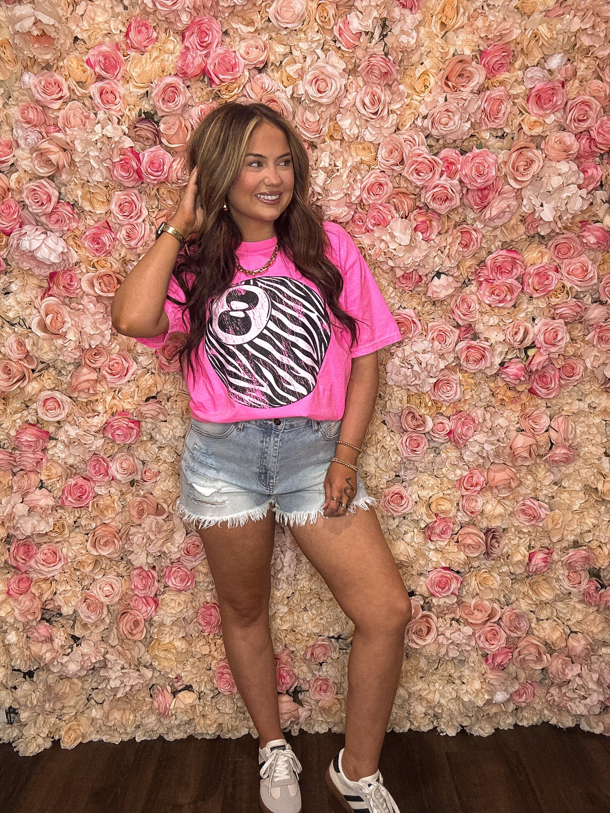 Zebra Eight Ball Graphic Tee