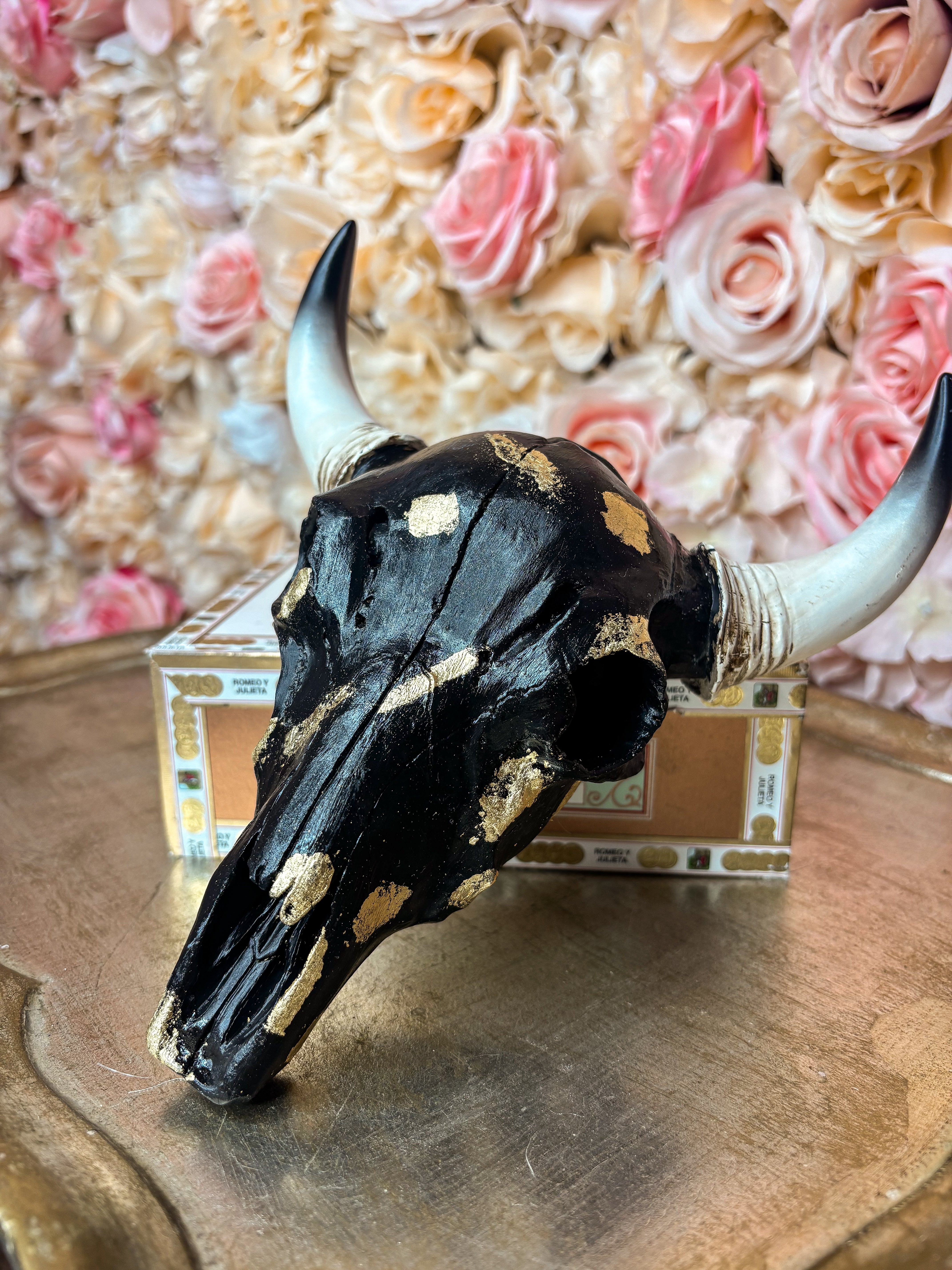 Midnight Gold Ranch Wall Skull