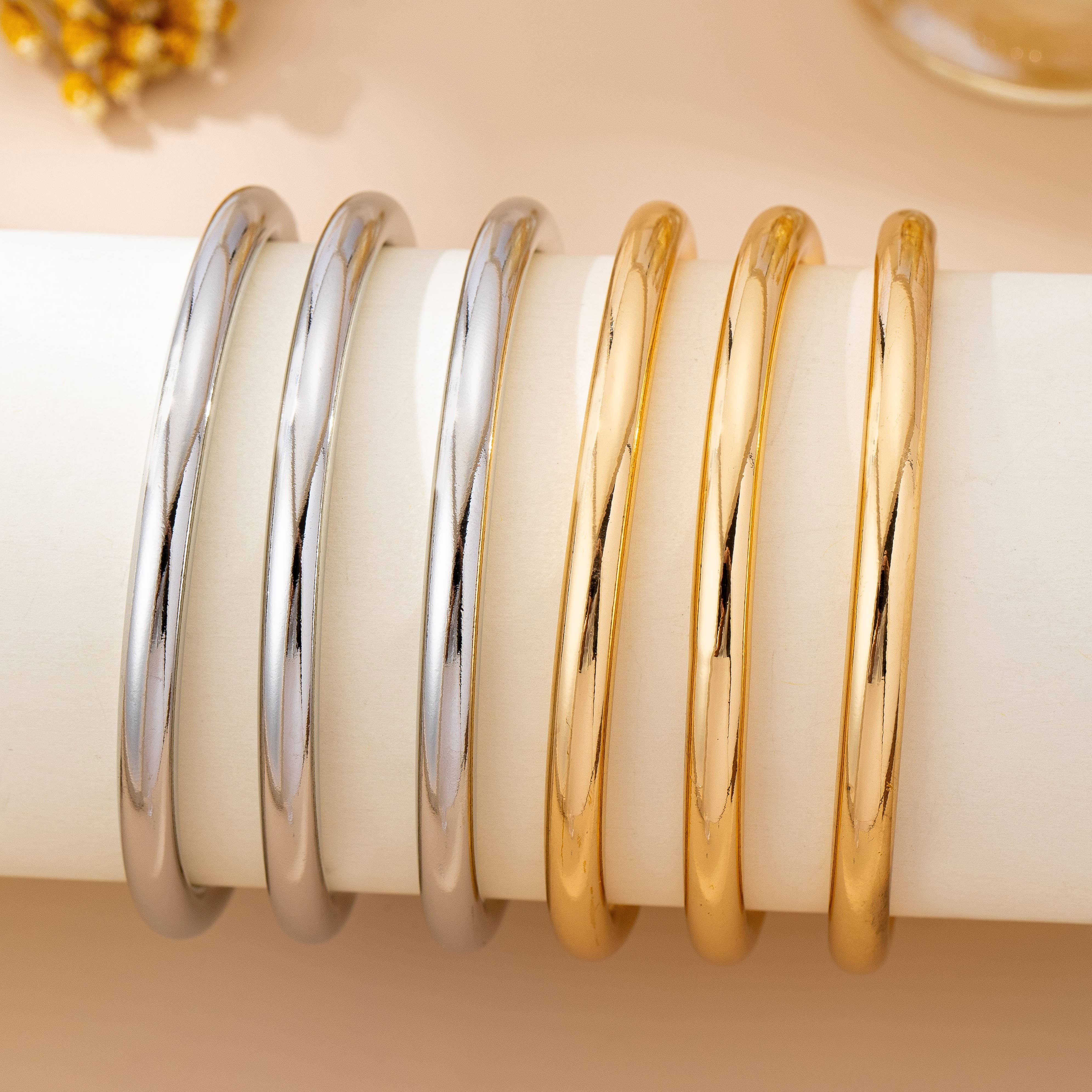 Chunky Triple Bangle Set