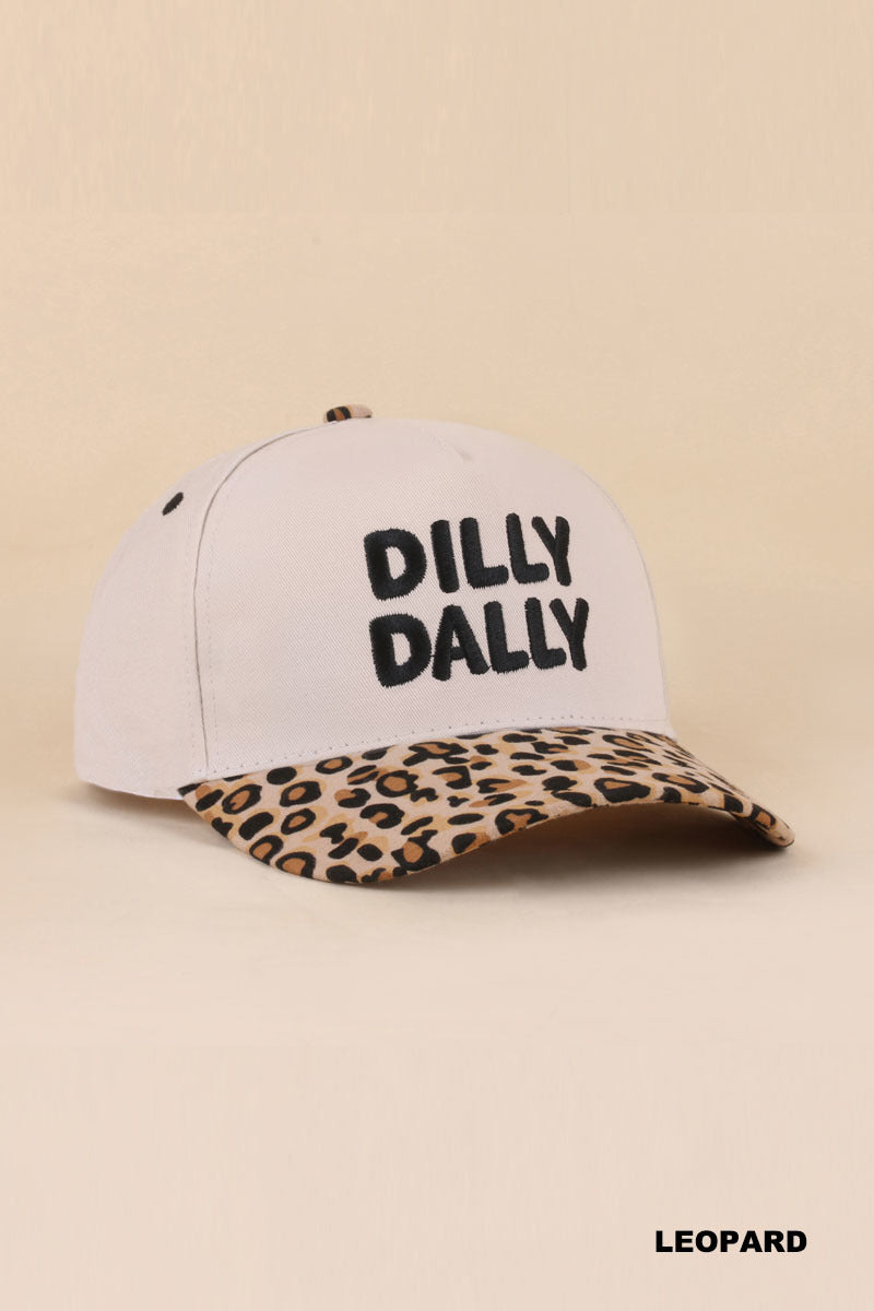 Dilly Dally Canvas Trucker Hat