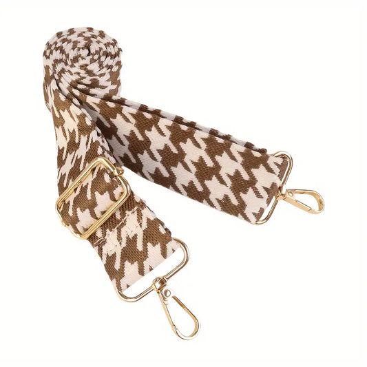 Houndstooth Purse Strap