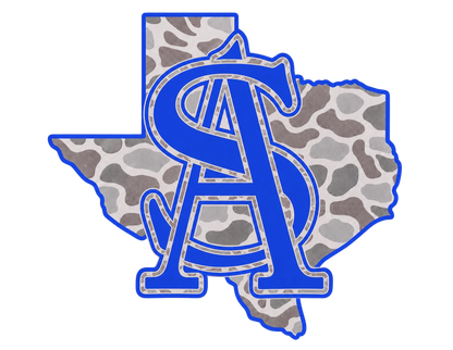 Camo School Spirit Pocket Tee