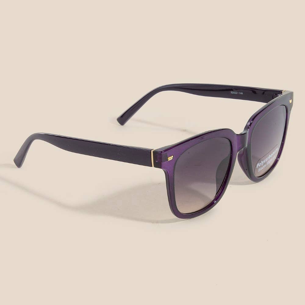 Sun-Kissed Square Frame Sunglasses